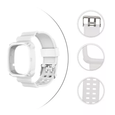 Versa3 Strap Smart Watch Bands Silicone Wrist White • £8.39