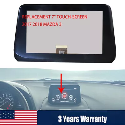 Replacement 7  Touch-screen 17 18 Mazda 3 Gps Navigation Radio Display B61a611j0 • $70.80