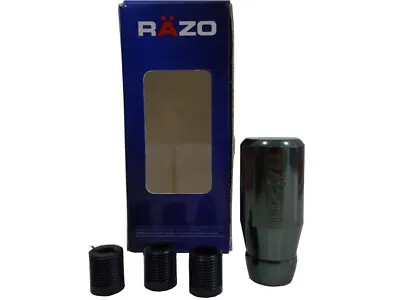 New Razo Titanium Black Aluminium Sport Manual Car Gear Shift Knob Universal • $26.60