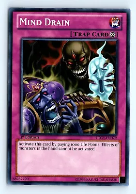 Yu-Gi-Uh Mind Drain #LTGY-EN079 Lord Of The Tachyon Galaxy Tcg LP • $2.99