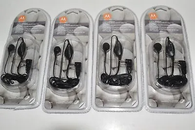 ^^ Motorola Talkabout 2-Way Radio Earbud W/PTT 53727 -New- Lot Of 4 (LWL68) • $33.75