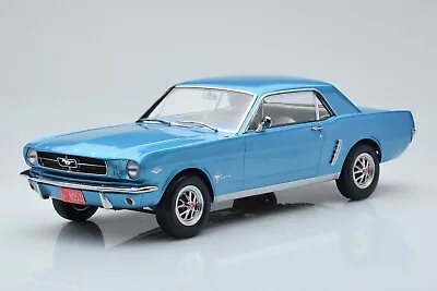 Norev 1965 FORD MUSTANG Hardtop Coupe 1/18 Turquoise BLUE Metallic 182800 • $73.75