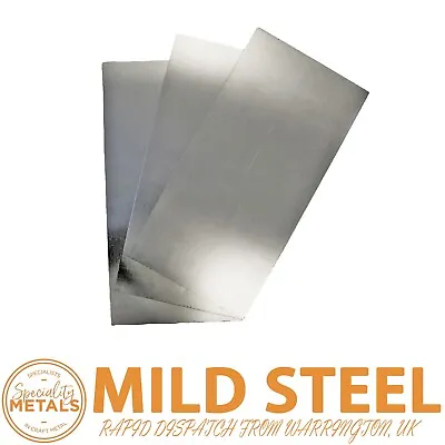 £4.49 • Buy RAPID BARGAIN 0.8mm Thick  Mild Steel Sheet Metal Plate UK Made TOP QUALITY