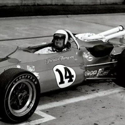 A J Foyt Indy 500 Winner 1967 - 8 X 10 Glossy B&W Photograph VGC Stamped • $34.99