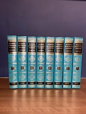 Odhams The Modern Encyclopaedia Illustrated Full Set Of 8 • £19.50