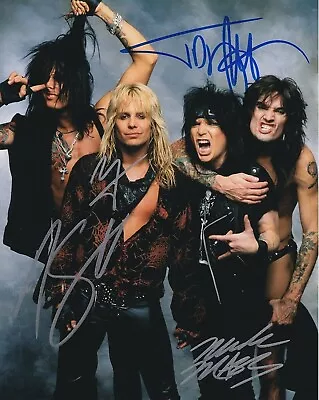 Motley Crue 1985 Photo With Vince Neil Tommy Lee Mick Mars & Nikki Sixx • $15