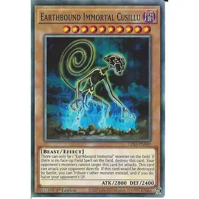 Earthbound Immortal Cusillu LDS3-EN040 1st Edition Common :YuGiOh Trading Card • £0.99