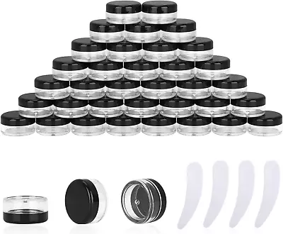 50PCS 3 Gram Sample Containers 3Ml Empty Jars With Lids Small Cosmetic Contain • $10.68