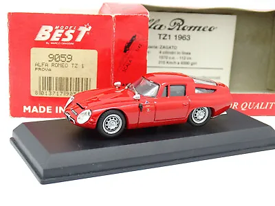 Best Models 1/43 - Alfa Romeo TZ1 Red 1963 • $83.42