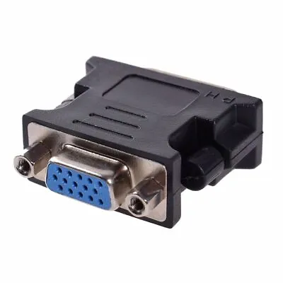 DVI 24+5 Pin Male To VGA Female Video Converter Adapter For PC Laptop Projector • $2.49