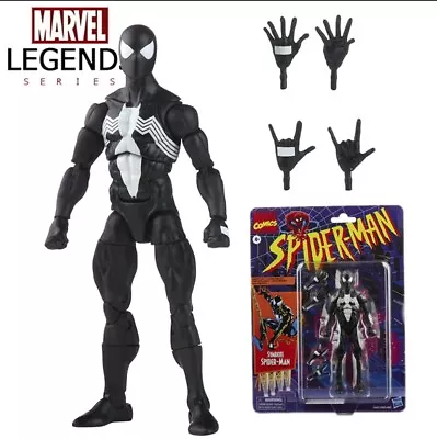 6-inch Spider-Man Symbiote Marvel Legends Retro Spiderman Action Figure Gift US • $28.59