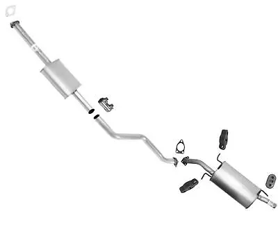 Resonator Extension Pipe Rear Muffler For Mitsubishi Lancer 2.0L 2002-2007 • $347