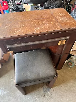 Vintage Singer Sewing Machine With 4 Drawer Cabinet • $350