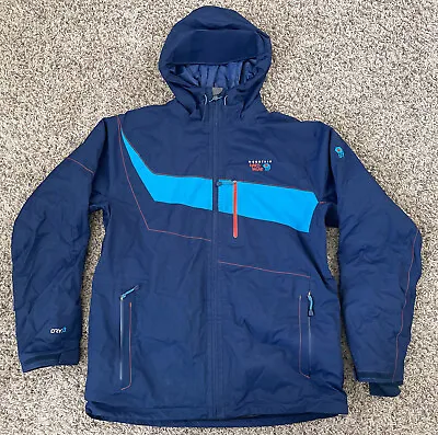 Mountain Hardwear Dry Q Jacket Men's Size Large Blue 2-Tone Insulated • $84.99