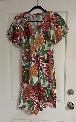 Linen Print Dress • $10