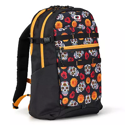 OGIO Alpha 20 Backpack - Sugar Skulls Rugged Mid Sized Pack Storage Travel • $127.99