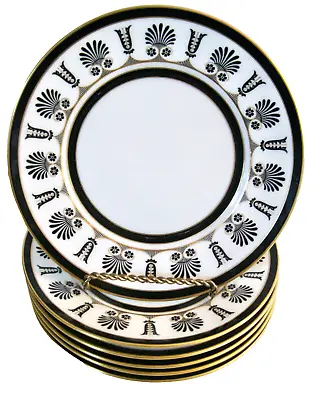 Richard Ginori Italian Porcelain Canape Plates Set Of 6 - 6.5 D - Mint Condition • $395