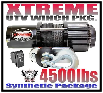 4500lb Xtreme Utv Winch Polaris 2013-19 Ranger Full-size 900 & 1000 Xp & Crew Hd • $239.99