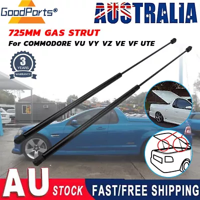 2PCS GAS STRUTS HARD LID COVER 725mm FIT For Holden COMMODORE VU VY VZ VE VF UTE • $37.50