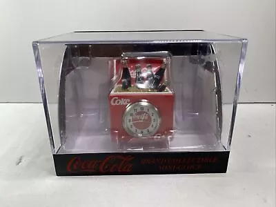 Vintage Coca Cola Cooler Mini-Clock - Never Opened. New • $13.95