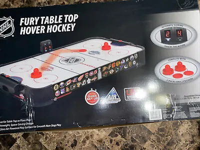 $129.99 • Buy NHL Fury Table Top Air Powered Hockey Game 38 , Includes Two Pushers