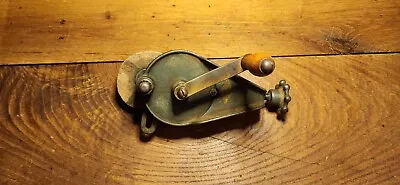 Vintage Merit Tools Hand Crank Grinder Tool Sharpener • £28.90