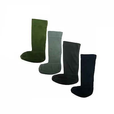 Mens Thermal Wellington Sock Winter Fleece Welly Warm Boot Liners 6-11 • £13.99