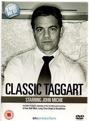 Classic Taggart (3 Disc DVD Boxset 2013) John Michie As Taggart • £5.95