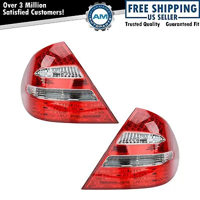 LED Tail Lights Taillamps Left & Right Pair Set For 03-06 Mercedes Benz E Class • $188.64