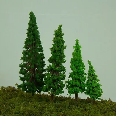 Scale 1 100 Model Trees For Train Railroad Diorama Wargame Park Decoration • £7.49
