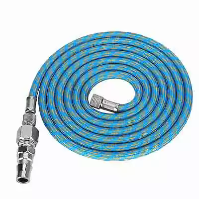 Braided Airbrush Air Hose With 1/8in‑1/4in Adapter Fitting Spares For Airbrushes • $10.13