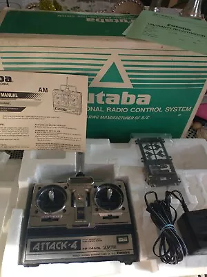 Futaba Attack-4 FP-T4NL Digital Proportional Radio Control System 4 Channel R/C  • $65