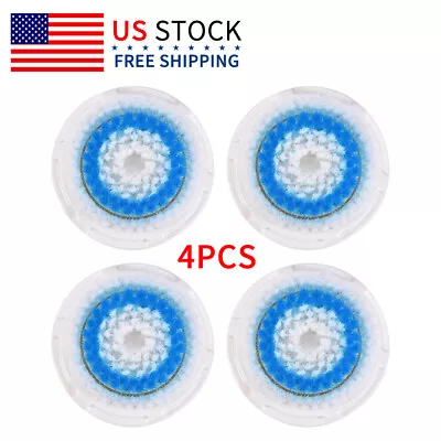 4PCS Deep Pore Cleansing Brush Heads Face Wash For Clarisonic Mia-2 • $20.59