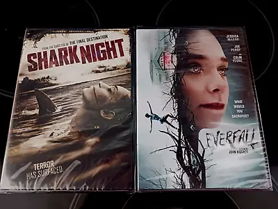 SHARK NIGHT / Everfall - DVD & Cover Only Case Opt. Below • $4.50