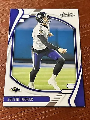 Justin Tucker 2021 Panini Absolute #31 Baltimore Ravens • $2