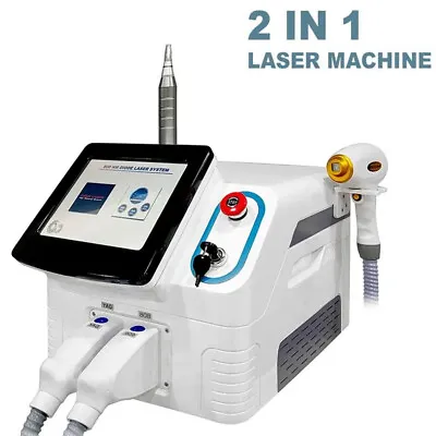 2IN1 755nm 808nm 1064nm Diode Laser Hair Removal Machine Picosecond Face Body • $1275.95