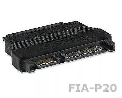 SATA 22-Pin Male To Micro SATA 16-Pin Female FIA-P20 • $9.99