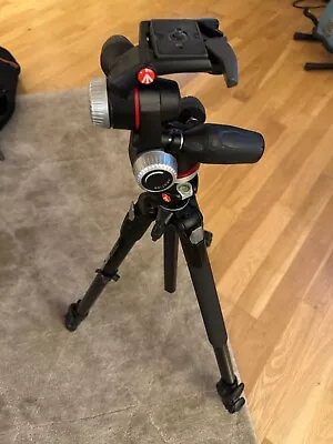 Manfrotto 500 Aluminum Tripod With Head - MK055XPRO3-3W • £100