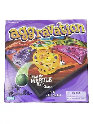 Aggravation Classic Marble Race Board Game Parker Brothers 2002 100% Complete • $24.13