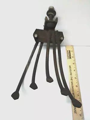 Vintage Cultivator Plow Rear Tines 5 Prongs From A Push Wheel Antique Plow • $42.06