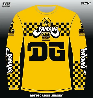 Customize Vintage Motocross Dg Yamaha Jt Your Name+Number Jersey Size M-XXL • $50