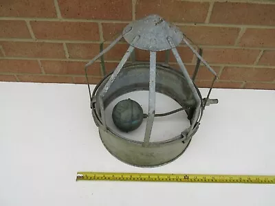 Vintage Eltex Galvanised Poultry Feeder Drinker Garden Ornament Feature Planter • £39.50