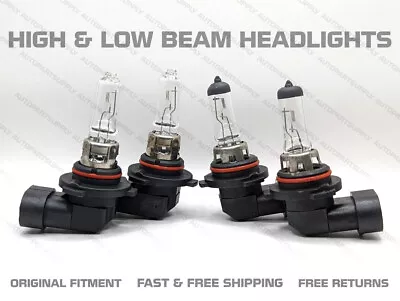 OE+ HIGH And LOW BEAM Headlight Bulbs For Dodge Stealth 1994-1996 Qty 4 • $14.99