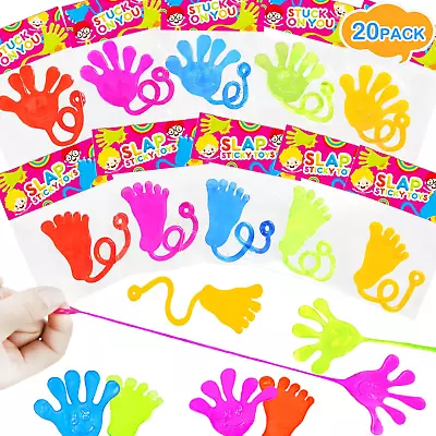 Sticky Hands & Feet Party Favors For Kids (20 PCS) Goodie Bags Stuffers Fillers • $13.10