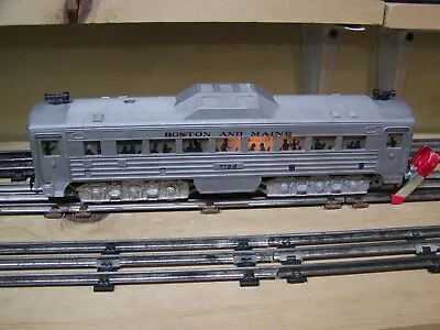 MARX VINTAGE 2124 BOSTON & MAIN RAIL DIESEL TRAIN CAR   --- Condition As Shown • $160