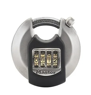 MASTER LOCK Padlock Excell Stainless Steel 70mm Discus [Shrouded Shackle] [Com • £18.94