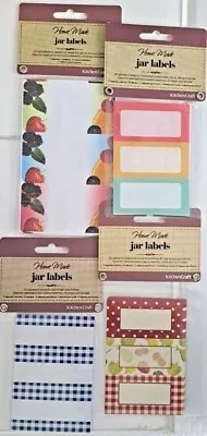 Kitchen Craft Home Made Jar Labels Self Adhesive For Jam Preserves Pickles Jars • £2.99