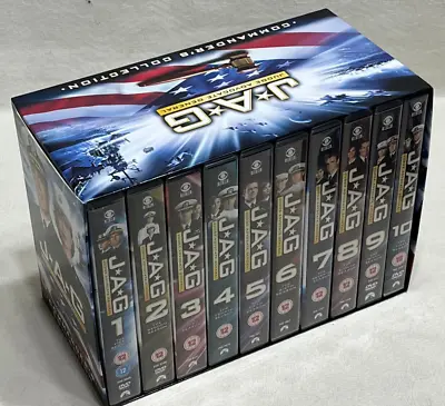 J.A.G : JAG Commander's Collection - Complete Seasons 1 - 10 54 Disc DVD Boxset • £58.95