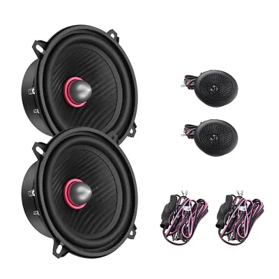 Bassface IndyCX5 400w Max 5.25 Inch 13cm Component Car Speaker System & Tweeters • £46.99