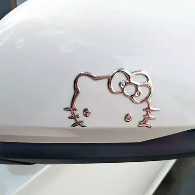 Kawaii Hello Kitty 3D Car Sticker Tail Rear Mirror Decoration Sticker • $17.07